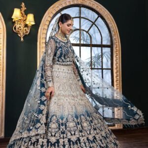 EMBROIDERY FROK AND HEAVY ADD WORK