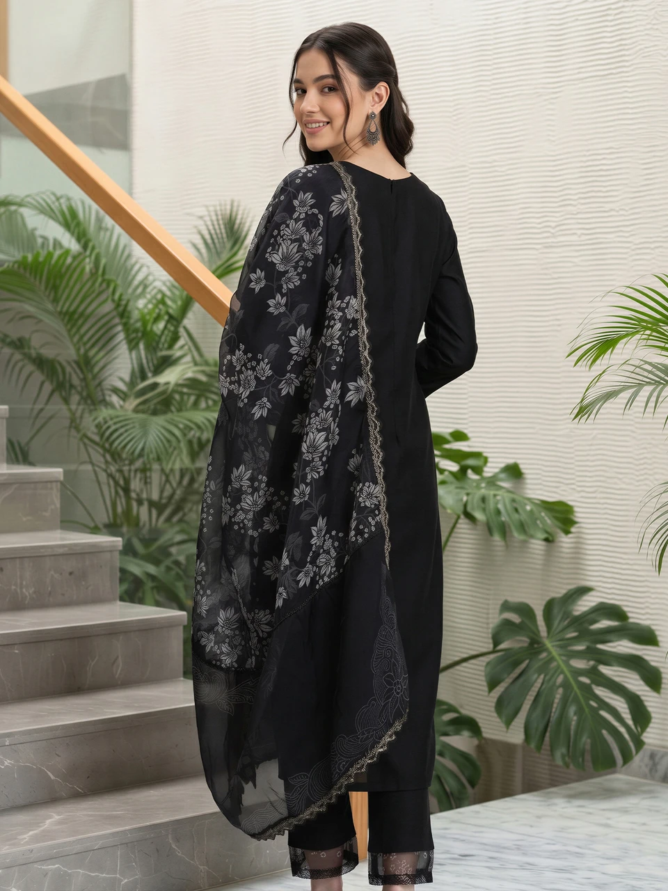 Indo Era Women Viscose Rayon Kurta Pant Dupatta Set - Image 7