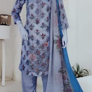 3 piece printed lawn suit