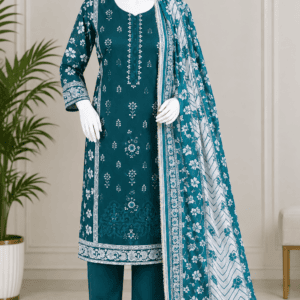 3 piece digital lawn suit